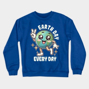 Earth Day Every Day Peace Crewneck Sweatshirt